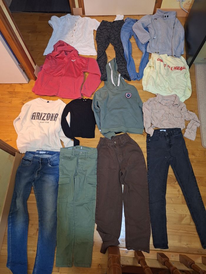 Lot vêtements fille 12 ans ou xxs et plusieurs 14 ans ou xs ni