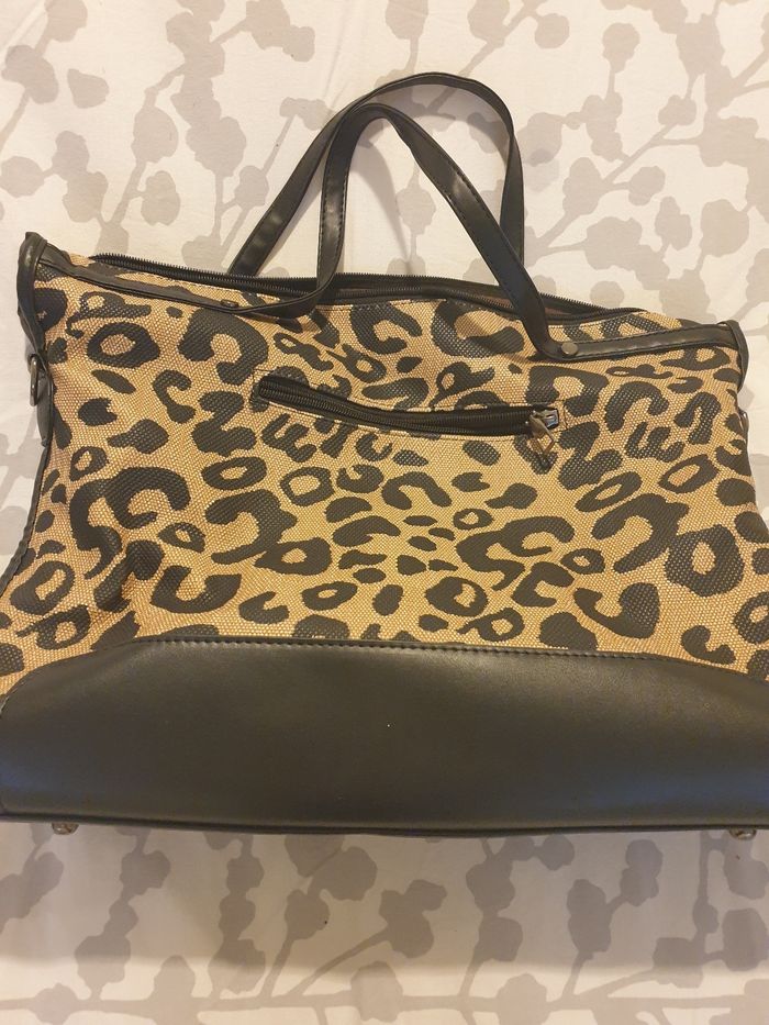 Grand sac imprimé léopard - photo numéro 2