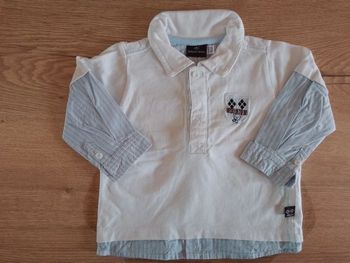 Polo manches longues garçon Sergent Major 9 mois