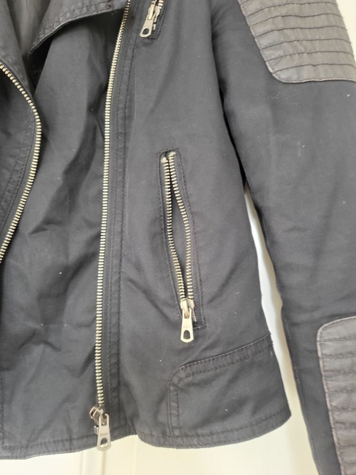 Perfecto femme noir et gris taille 34 ONLY - photo numéro 4