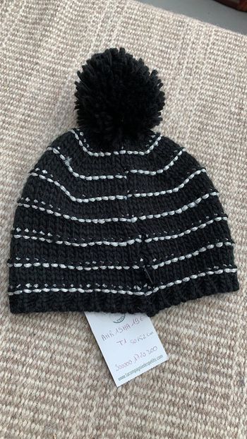 Bonnet enfant fille avec fils d’argent