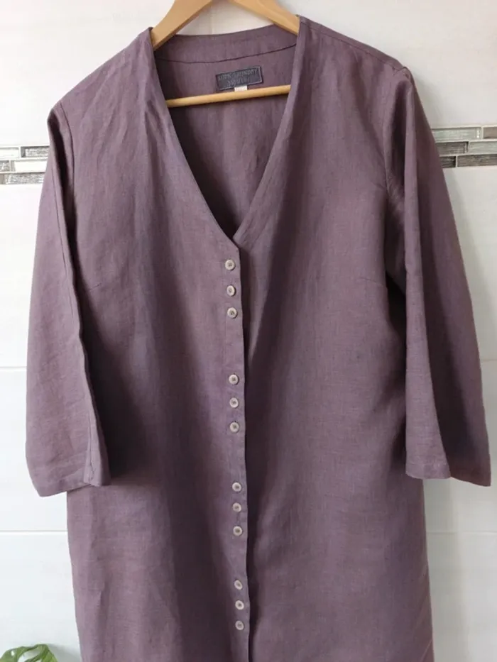 Surchemise/veste/tunique Lin'n Laundry 100% lin