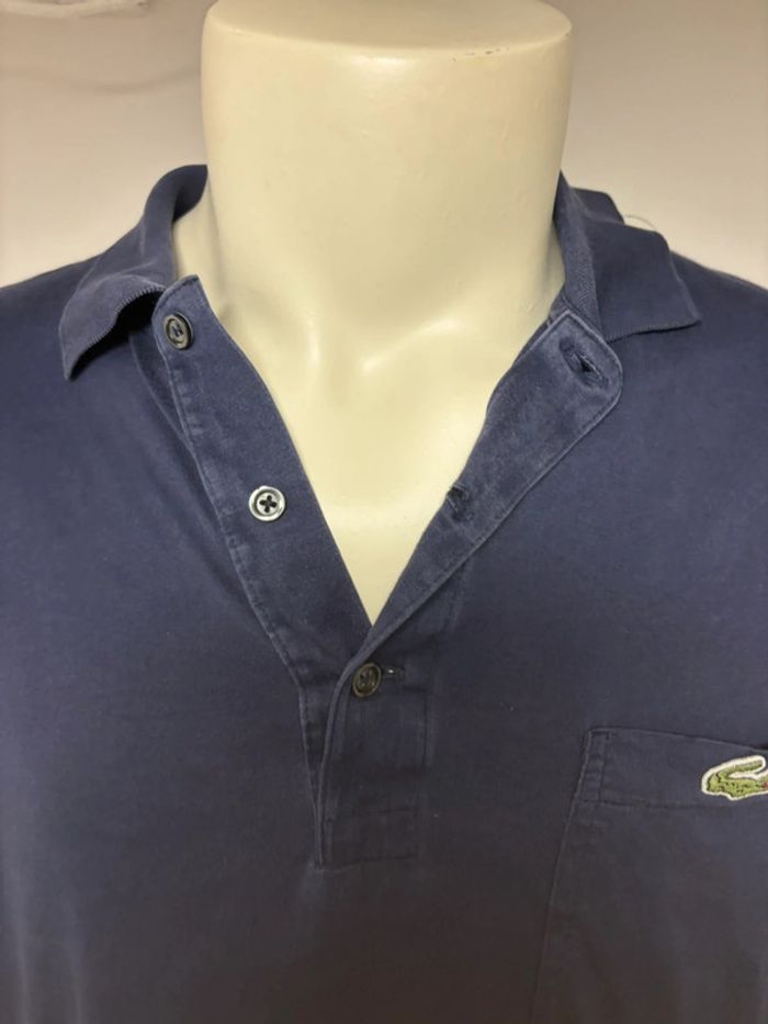 Polo Lacoste Original - Taille L - Bleu Marine - photo numéro 3