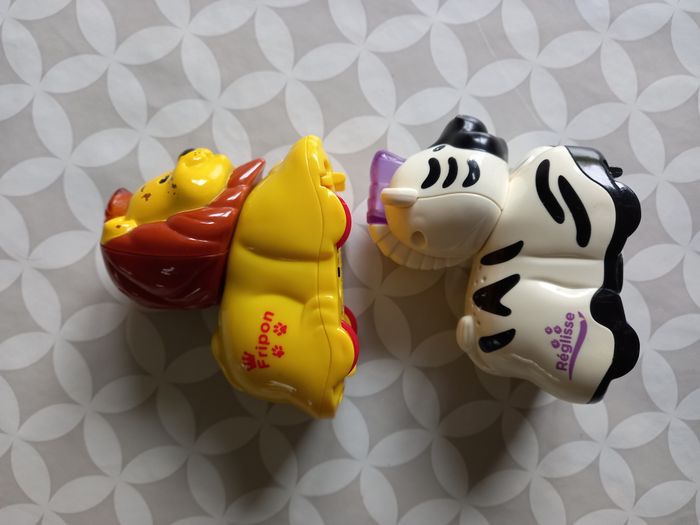 Lot 2 Tut Tut Animo VTech – Lion & Zèbre – Parlent/chantent - photo numéro 5