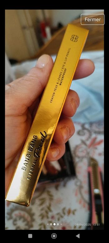 Bang Bang Eternal Pencil Crayon Yeux Et Lèvres Waterproof Teinte Berry