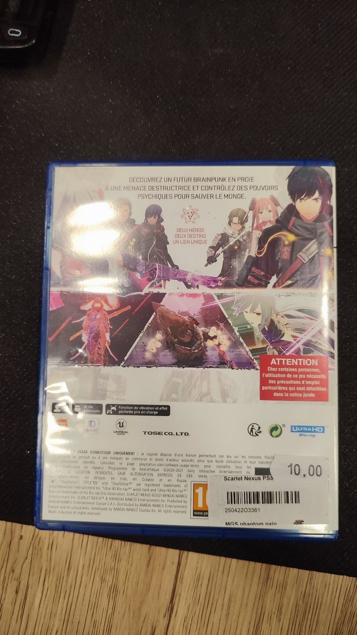 Scarlet Nexus ps5 - photo numéro 3