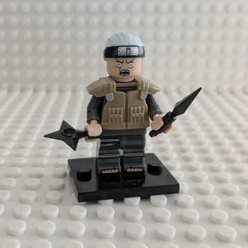 Figurine Naruto : Ninja de Konoha (Chūnin) du village de la feuille, style lego