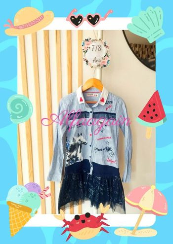 Robe Desigual bleue 7/8ans