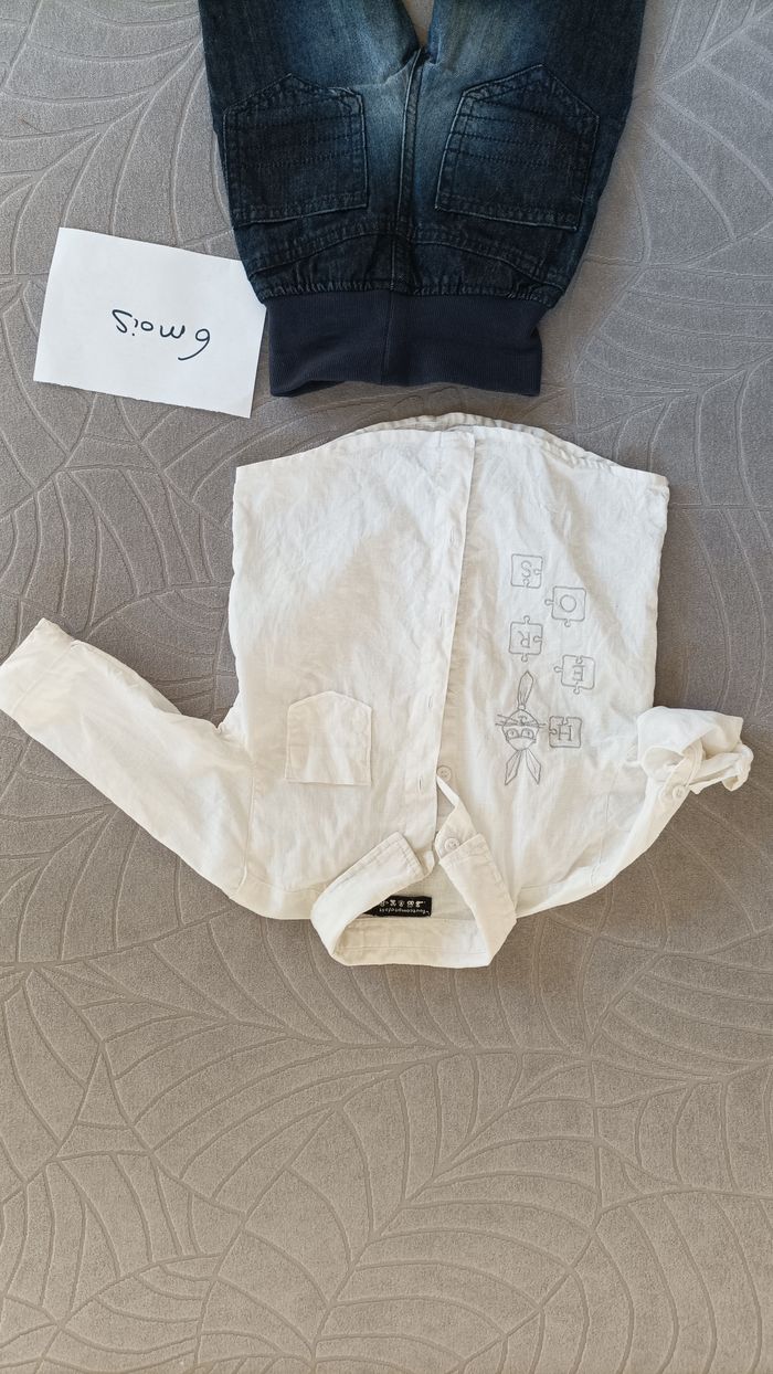 Chemise + pantalon jeans - photo numéro 6