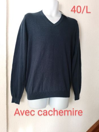 Pull avec cachemire homme 40/L