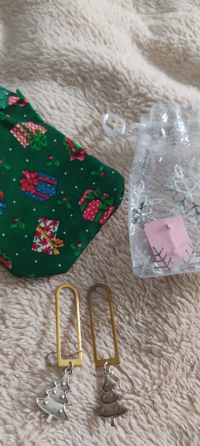 Boucles d'oreilles sapin