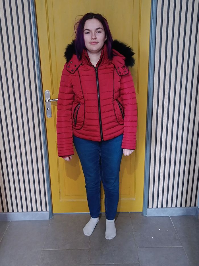 Doudoune femme bordeaux camaïeu t 40 42. 20€00 - photo numéro 6