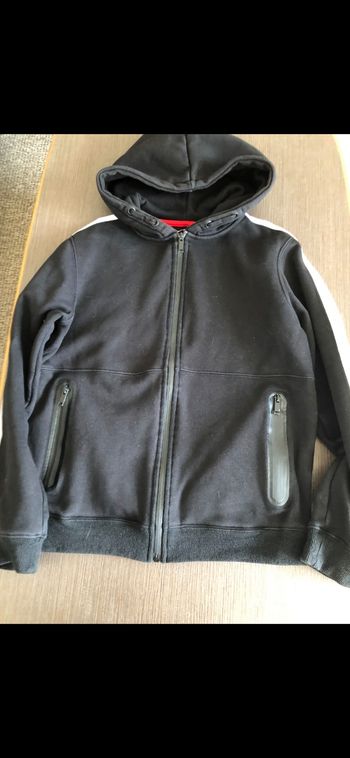 Sweat a fermeture  capuche 14 ans