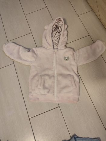Polaire a capuche 
