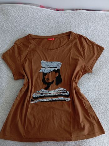 t-shirt strass réversibles