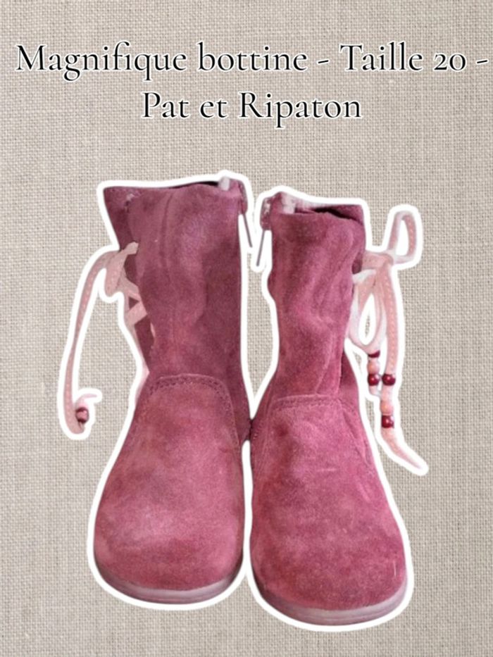 Magnifique bottine - Taille 20 - Pat et Ripaton - photo numéro 2