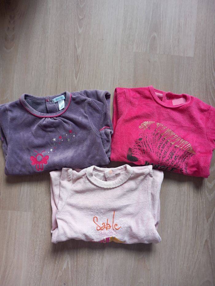 Lot de 3 pyjamas fille 6M