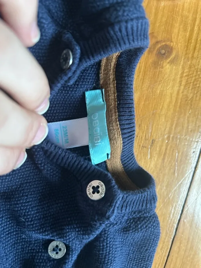 Pull bleu 23 mois - photo numéro 3