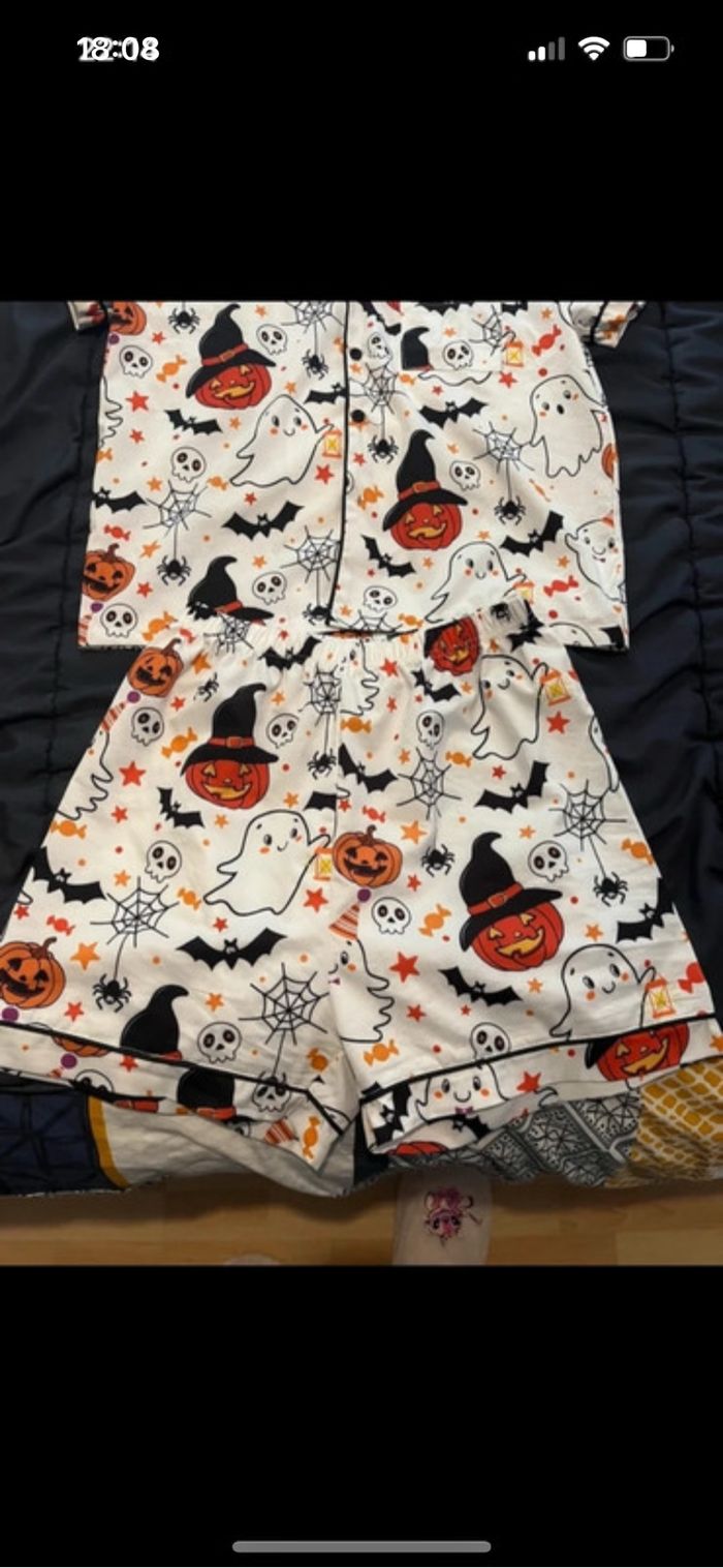 Pyjama enfant Halloween taille 14 ans - photo numéro 2