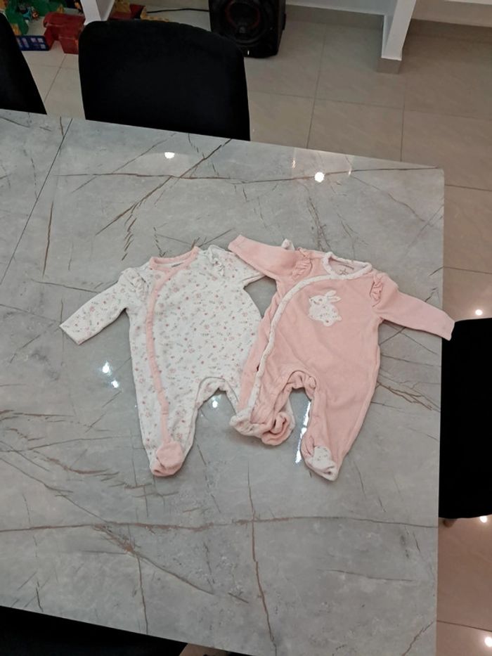 Lot de 2 grenouillères orchestra