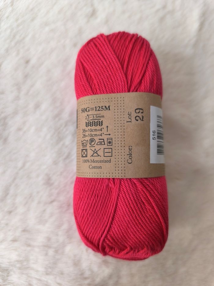 Pelote rouge catona - photo numéro 2