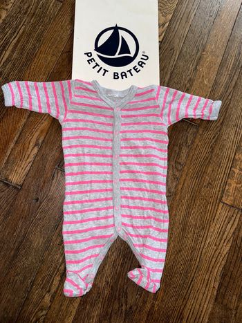 pyjama coton Petit Bateau 1 mois