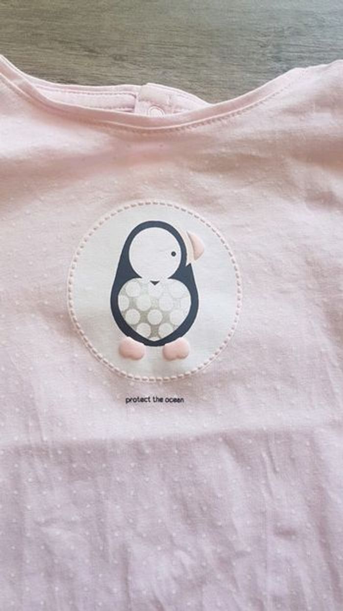 T-shirt rose Pingouin Obaïbi 6 M - photo numéro 2