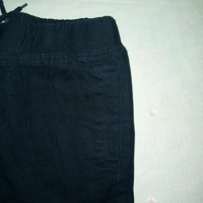08012021 pantalon noir garçon - photo numéro 2