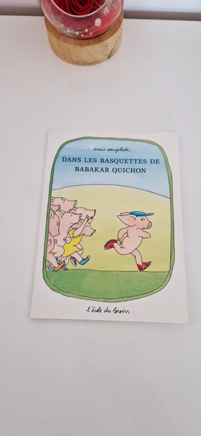 Livre enfant Dans les baskettes de Barbakar Quichon