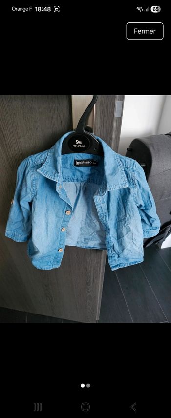 Chemise manches longues 