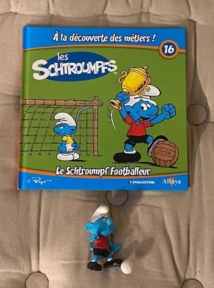 3 livres Schtroumpfs + 3 figurines - photo numéro 8