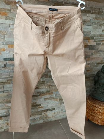 Pantalon toile fine style cargo , chinois S