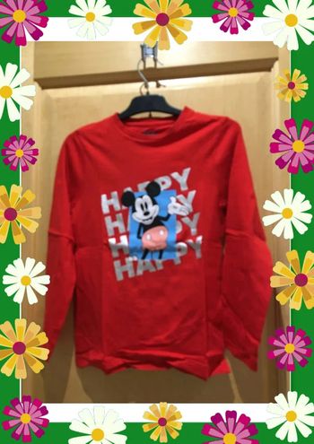 T-shirt Mickey rouge