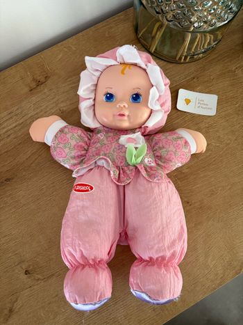Poupée de chiffon rose  vintage ancienne look style puffalumps