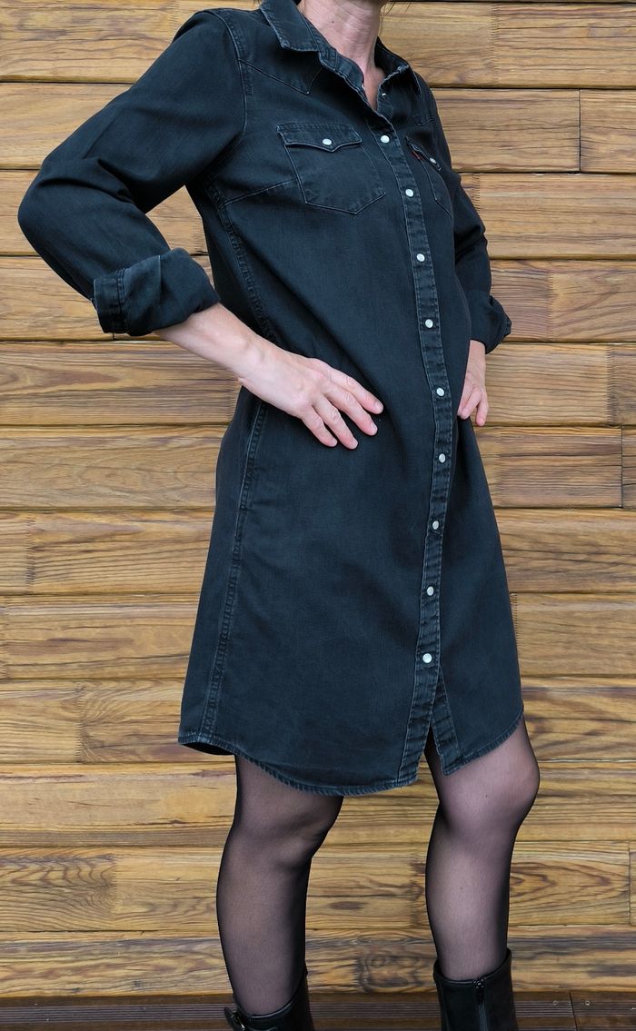 Robe en jean de marque Levi's 
Noire 
XS - photo numéro 2