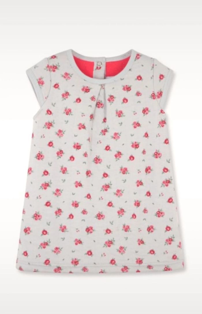 robe petit bateau matelassé fleurs liberty 6 mois neuve