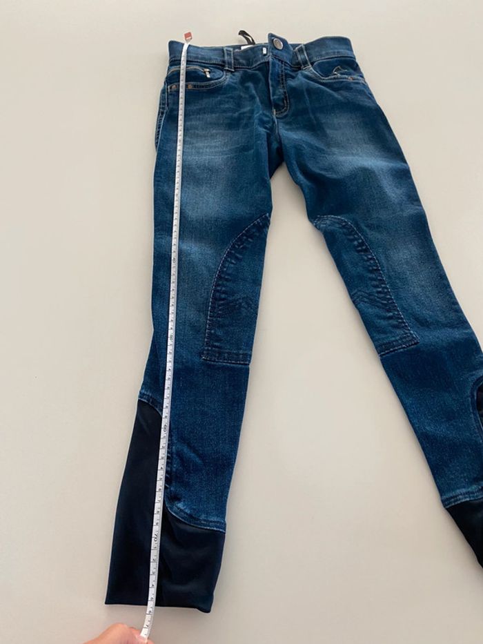 Pantalon Équitation neuf Equithème jean 10 ans - photo numéro 4