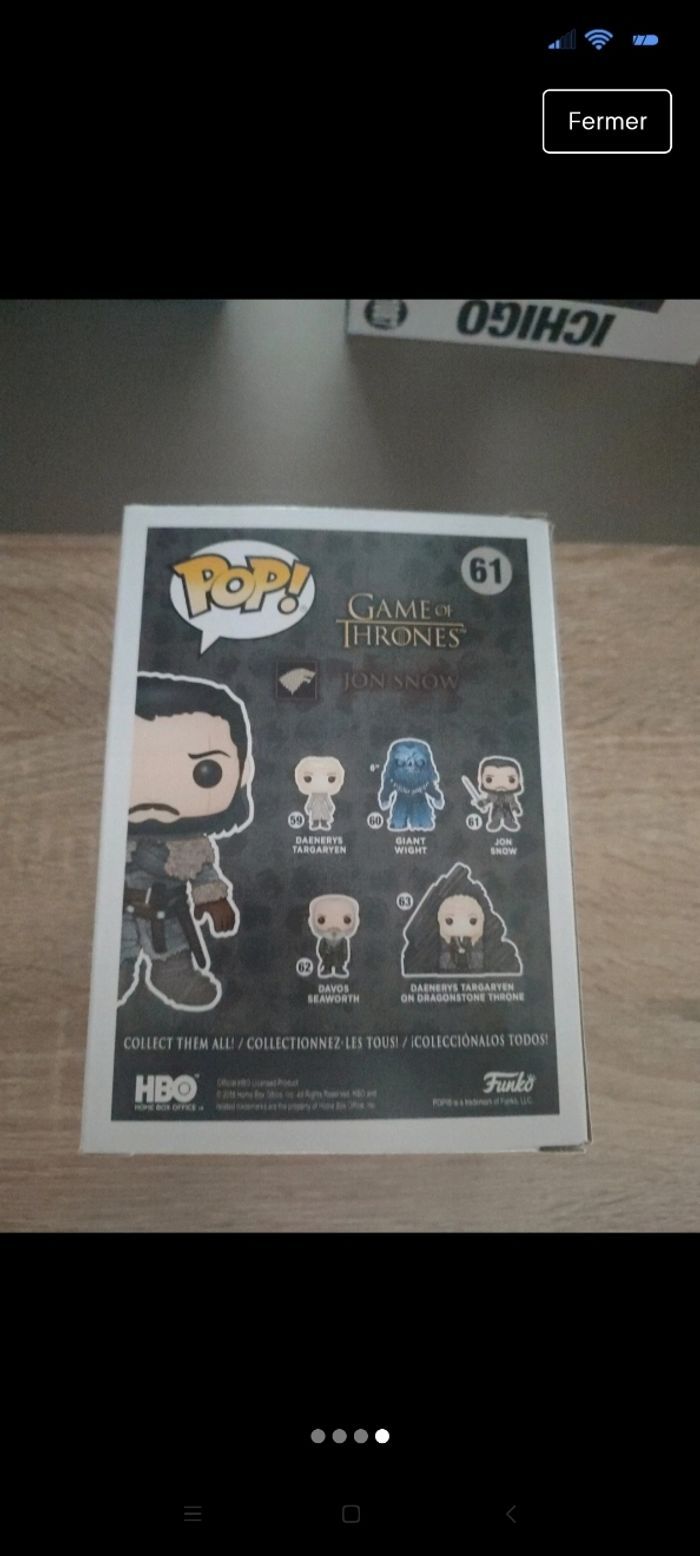 Funko pop John snow - photo numéro 2