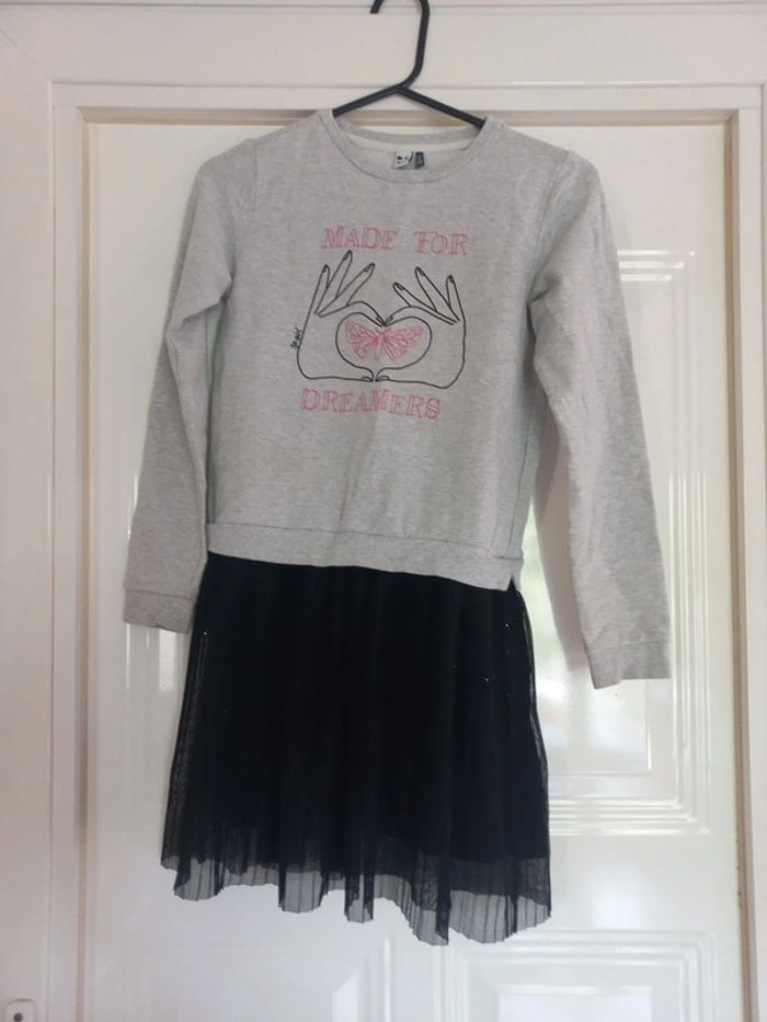 Robe sweat tulle