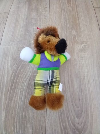 Peluche hérisson vêtements multicolore