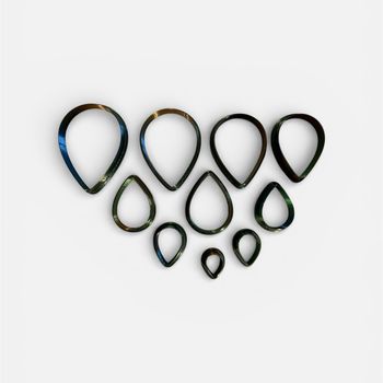 Lot de 10 emporte-pièces