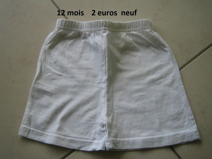 lot de 4 shorts souples mixte 12 mois - photo numéro 2