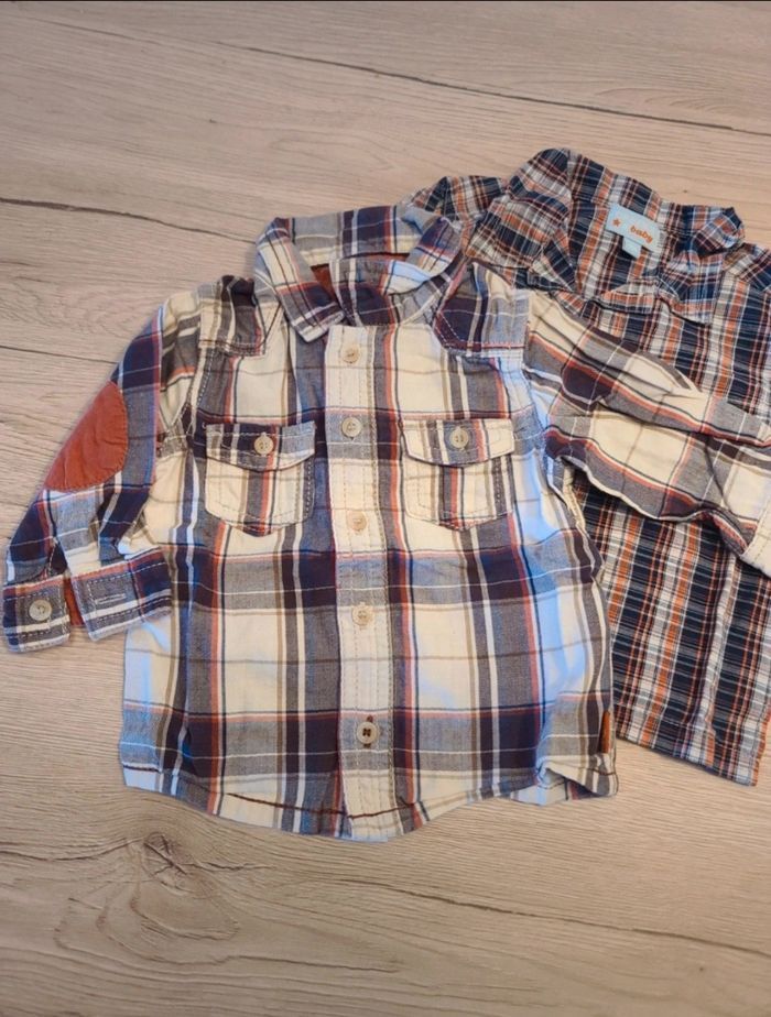 Lot Chemise manches longues 6 mois - photo numéro 2
