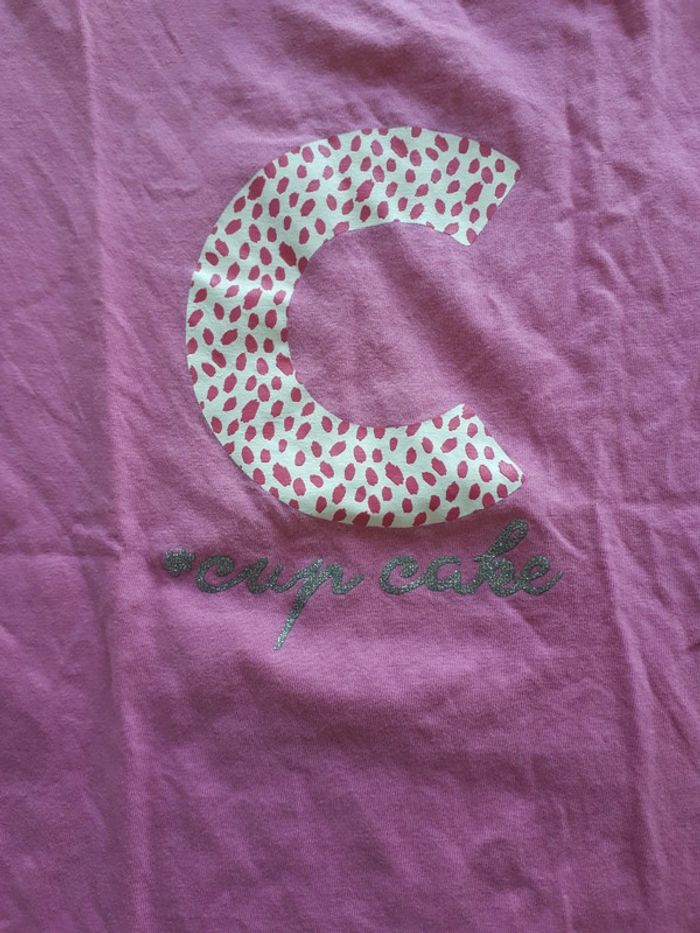 Tee-shirt cupcake tape à l'oeil 10 ans - photo numéro 2