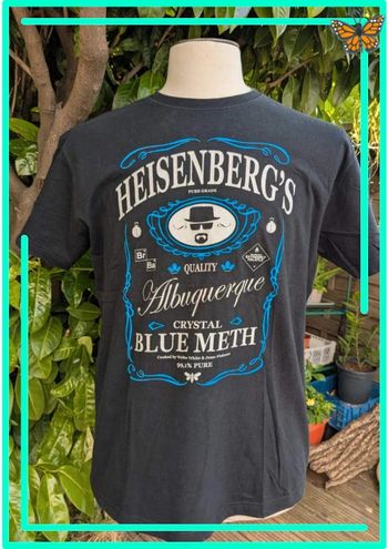 T-shirt "Heisenberg’s Blue Meth" Pour chimiste du dimanche