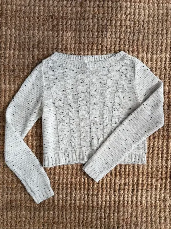 Pull en maille fine court s