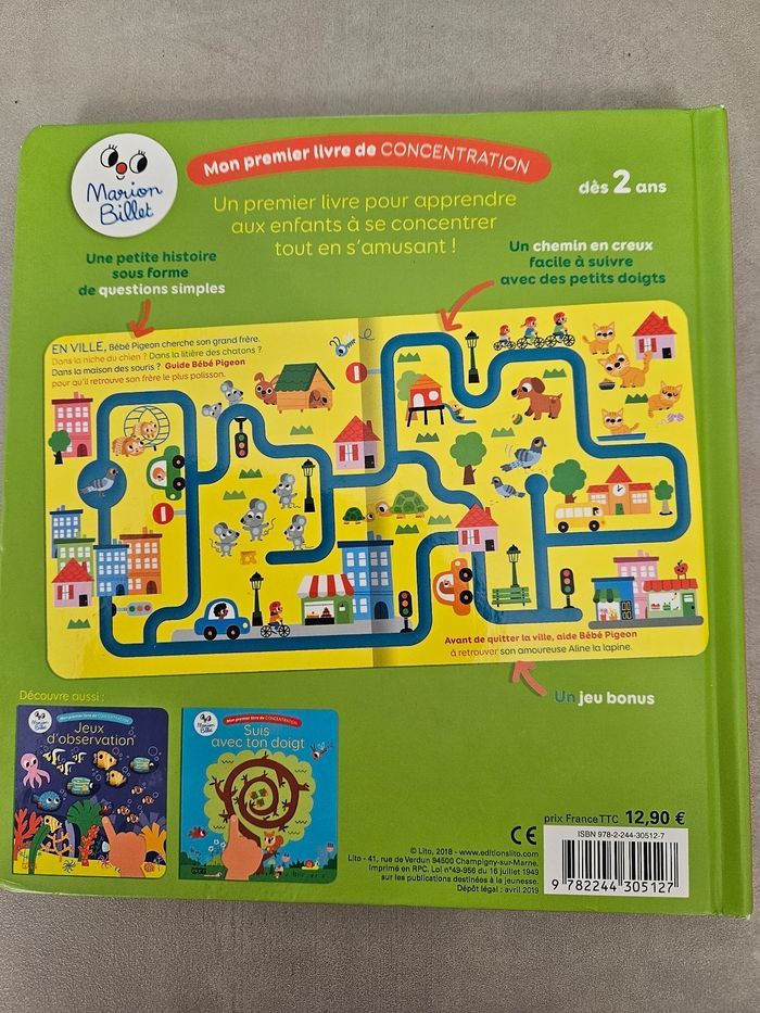 Mon premier livre de concentration  "Suis le bon chemin" - photo numéro 7