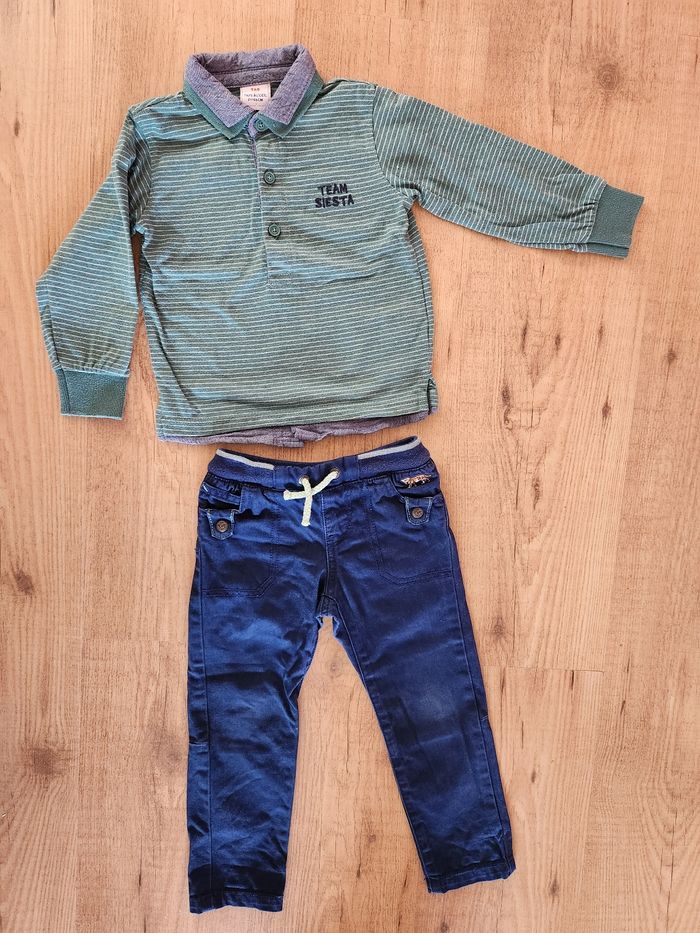 Ensemble polo TAO et jean Sergent Major 2 ans