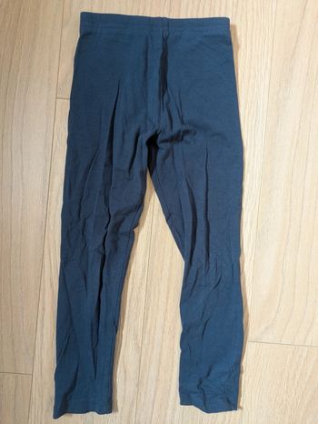 Leggings fille bleu