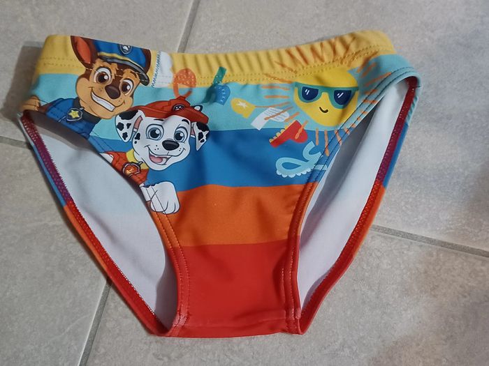Slip de bain Paw patrol rouge